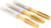 GREENFIELD TAP 174506 3 PC 1/4 - 20 STR FLT TNSET