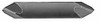HERTEL 18799 3/4" HEAD DIAM, 3/4" SHANK DIAM, 4 FLUTE