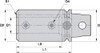 KENNAMETAL 2269895 1" BORE DIAM, 1.97" BODY DIAM X 2.756" B