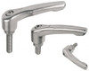 KIPP K0124.2A3X15 SS ADJ HANDLE,5/16-18,EXT,0.59,2.93,2.26