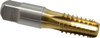 HERTEL R127280T-S 1/4-18 NPTF, 5 FLUTES, TIN COATED, HIGH 