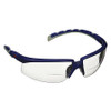 3M S2020AF-BLU SAFETY GLASSES,GRAY FRAME COLOR