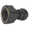 JOHN GUEST PP450822E FEMALE ADAPTER,BLACK,1/4" TUBE SIZE,PK10