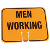 GRAINGER GLOBAL SOURCING 03-550-MW TRAFFIC CONE SIGN,ORG/BLACK,MEN WORKING