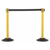 US WEIGHT U2055 BARRIER POST WITH BELT HDPE YELLOW PR