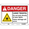 CONDOR USA INC 451R58 LASER WARNING 14 W 10 H 0.055 THICK