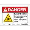CONDOR USA INC 451R59 LASER WARNING 10 W 7 H 0.004 THICK