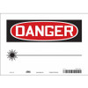 CONDOR USA INC 451R21 LASER WARNING 10 W 7 H 0.004 THICK
