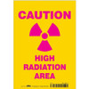 CONDOR USA INC 451Z47 RADIATION SAFETY SIGN VINYL 10 H