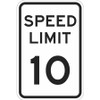 LYLE T1-1010-HI_12x18 TRAFFIC SIGN 18 H 12 W ALUMINUM