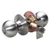 MASTER LOCK BA0215KA4S KNOB LOCKSET BALL STYLE SATIN NICKEL