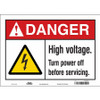 CONDOR USA INC 479V07 SAFETY SIGN,10 IN X 14 IN,VINYL