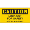CONDOR USA INC 487D01 SAFETY LABEL 4-1/2 W 4-1/2 H PK2