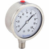 PIC GAUGES MEX5-D61.H21/0133 PRESSURE GAUGE SILVER 0 TO 100 PSI RANGE