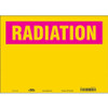 CONDOR USA INC 451Y31 RADIATION SAFETY SIGN VINYL 10 H