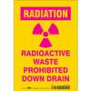 CONDOR USA INC 451Y48 RADIATION SAFETY SIGN VINYL 10 H