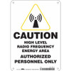 CONDOR USA INC 451W89 SIGN RADIOFREQUENCY/MICROWAVE 10 H