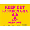 CONDOR USA INC 451Y17 RADIATION SAFETY SIGN VINYL 10 H