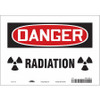 CONDOR USA INC 452A43 RADIATION SAFETY SIGN VINYL 7 H
