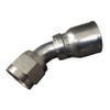 EATON FJ3243-0404S CRIMP FITTING 45 DEG. 1/4 ID 7/16 FJIC