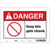 CONDOR USA INC 471Y10 SAFETY SIGN 10 W X 7 H 0.004 THICK