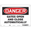 CONDOR USA INC 471X95 SAFETY SIGN 10 W X 7 H 0.055 THICK