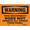 CONDOR USA INC 475U55 SAFETY SIGN 14 W 10 H 0.004 THICKNESS
