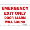CONDOR USA INC 467R74 SAFETY SIGN 10 X14 ALUMINUM