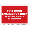 CONDOR USA INC 467T33 SAFETY SIGN 10 X14 ALUMINUM