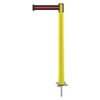 TENSABARRIER 884-35-MAX-S2X-C SPIKE POST YELLOW POST 43 H