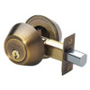 MASTER LOCK DS0705KA4 DEADBOLT ANTIQUE BRASS DOUBLE CYLINDER