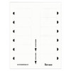 MIGHTY BADGE 901856 INSERT 1-1/2 X 2-3/4 BLANK LEGEND PK5