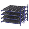 UNEX ROLLER RACK RR99K2W8X8-A GRAVITY RACK ADD-ON 84 H 96 W 96 D BLUE