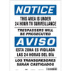 CONDOR USA INC 453P52 SECURITY SIGN 14 H 10 W VINYL