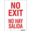 CONDOR USA INC 480H52 SIGN NO EXIT/NO HAY SALIDA 14 X10 