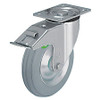 GRAINGER GLOBAL SOURCING L-VW 162R-FI-SG FLAT-FREE PLATE CASTER SWIVEL 150 LB.