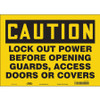 CONDOR USA INC 485X05 LOCKOUT SIGN 14 W 10 H 0.004 THICKNESS