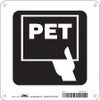 CONDOR USA INC 453L21 HOSPITAL SIGN 8 H X 8 W 0.055 THICK