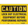 CONDOR USA INC 485W98 LOCKOUT SIGN 14 W 10 H 0.004 THICKNESS