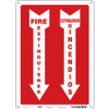 CONDOR USA INC 470A76 SAFETY SIGN,14 IN X 10 IN,VINYL