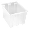 QUANTUM STORAGE SYSTEMS snt195CL 65 LB LOAD CAPACITY CLEAR POLYPROPYLENE 