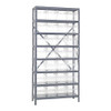 QUANTUM STORAGE SYSTEMS 1275-SB807CL BIN SHELVING OVERALL 12 D CLEAR