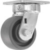 GRAINGER GLOBAL SOURCING CDP-G-38 KINGPINLESS PLATE CASTER SWIVEL 1000 LB.