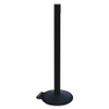 RETRACTA-BELT 335PSB-RCV BELT BARRIER RCVR. POST BLACK CAST IRON