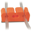 SANDEL 1117 CORD HOLDER ORANGE PVC 2-3/4 L PK100