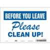 CONDOR USA INC 468W43 SAFETY SIGN 10 7 0.004 THICKNESS