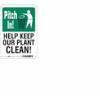 CONDOR USA INC 468Y78 SAFETY SIGN 7 10 0.032 THICKNESS