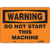 CONDOR USA INC 478W15 SAFETY SIGN 14 W 10 H 0.032 THICKNESS