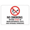 LYLE LCU1-0038-NP_14x10 NO SMOKING SIGN 14 W 10 H 0.055 THICK