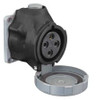 HUBBELL HBLS460R5W PIN AND SLEEVE RECEPTACLE 600VAC BLACK HUBBELL HBLS460R5W PIN AND SLEEVE RECEPTACLE 600VAC BLACK